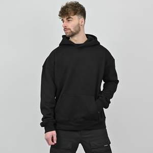 Venta al por mayor 2025 ropa de calle personalizada hombres algodón de gran tamaño de impresión de color sólido Sudadera con capucha mejores sudaderas con capucha para la impresión de logotipo para los hombres - Product Image 1