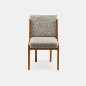 Durable Midcentury Restaurant <b>Chair</b> Made From Teak With <b>Rattan</b> Back - Product Image 2