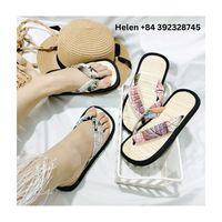 2024 Vietnam nuevo creativo Unisex Seagrass Flip Flop estilos de playa elegantes actividades al aire libre respetuoso con el medio ambiente zapatilla