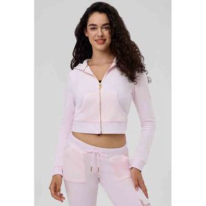 Sweat à capuche Y2K orné de strass avec logo emblématique, bijoux mélangés, paillettes pour une touche glamour, style décontracté long pour l'hiver - Product Image 1