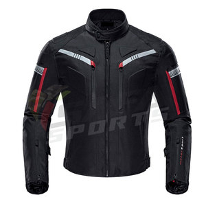 Chaqueta de motocicleta Cardura personalizada con diseño OEM, superventas, ropa deportiva transpirable, características de talla grande - Product Image 1