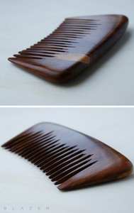 ABAJO MEJOR viaje portátil estilo chino hecho a mano sándalo pintado tallado peine de madera - Product Image 4