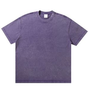 Vente en gros T-shirt oversize à manches courtes en coton 230g pour hommes avec logo personnalisé - Product Image 3