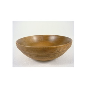 Bol de service en bois d'acacia au design de luxe à l'aspect moderne forme ronde pour salade riz soupe bol en bois de service - Product Image 4