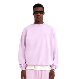Sudaderas de 100% gramos de algodón 550 para hombre, logotipo de parche bordado personalizado para hombre, estilo pulóver, sudadera informal de invierno para hombre - Product Image 1