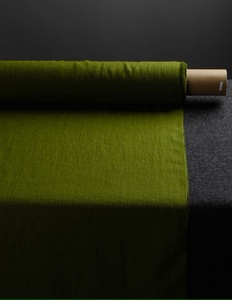 Tissu en lin européen biologique extra large de 115'' / 292 cm, 100% lin, pour literie tissée pour garçons, textile de maison, canapé, filles - Product Image 3