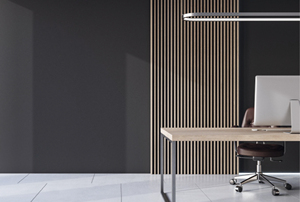 Dark Oak Veneer Acoustic Panels Sound Absorption Wall <b>Slatted</b> <b>Wooden</b> Pet Panel - Product Image 3