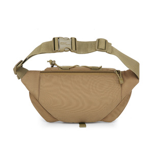 Sac banane tactique - Coyote, grand compartiment principal, poches latérales zippées, sac à bandoulière, camouflage personnalisé - Product Image 4