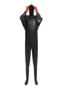 Traje de Vadeo Impermeable de PVC de Cuerpo Completo con Capucha y Guantes - Product Image 3