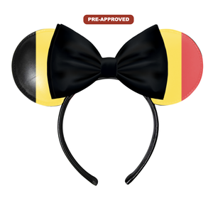 ที่คาดผมหูกระต่ายแบบสั่งทำพิเศษจากโรงงาน พร้อมดีไซน์ที่ได้รับการอนุมัติแล้ว อุปกรณ์เสริมธง วัสดุไวนิล ใช้ได้กับทุกขนาด ผลิตในจีน H.E.R. - Product Image 1