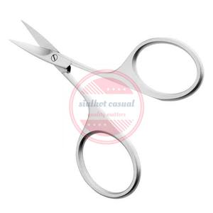 Tijeras profesionales para el cuidado personal Tijeras curvas para cutículas de acero inoxidable - Product Image 6