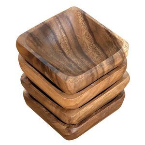 Plato de Madera Redondo de Alta Calidad, Moderno, Lujoso y Ecológico, con Acabado Pulido, para Hogar, Hoteles y Restaurantes - Product Image 2