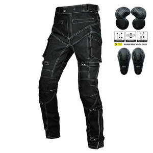 Pantalon de course de moto pour hommes imperméable, à séchage rapide et respirant avec coussinets de protection amovibles - Product Image 5