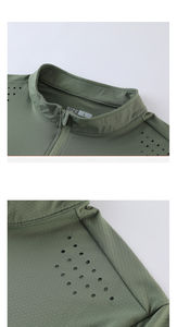 T-shirt de sport pour hommes avec logo personnalisé 89% nylon 11% spandex pour extérieur - Product Image 6