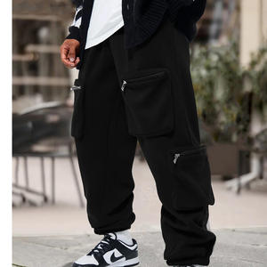 Vente en gros Pantalon de survêtement décontracté taille haute en coton respirant pour hommes Pantalon de jogging d'hiver à taille élastique Usine - Product Image 4