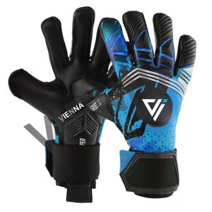 Gants de gardien de but professionnels de haute qualité VIENNA INDUSTRY Latex allemand Respirant Fabriqué sur mesure Antidérapant Sangle réglable Crochet - Product Image 4