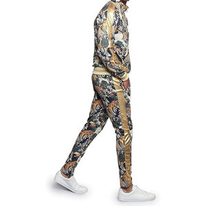 Conjunto Deportivo para Hombre con Chaqueta de Cierre Completo y Pantalones Deportivos, Traje Cómodo para Entrenamiento en el Gimnasio, Correr, Color Blanco - Product Image 2