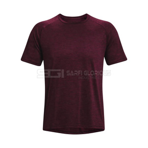 เสื้อยืดแขนสั้นคอกลมผ้าฝ้ายสำหรับผู้ชาย100% ป้องกันรอยยับและระบายอากาศพิมพ์ลายทึบดีไซน์ใหม่ลำลอง - Product Image 5