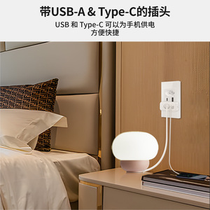 ปลั๊กไฟอัจฉริยะพร้อมพอร์ต Type C และ USB มาตรฐานบราซิล ควบคุมผ่านแอปและ Alexa - Product Image 4