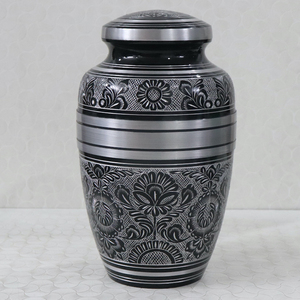 โกศใส่เถ้ากระดูกสำหรับมนุษย์หรือสัตว์เลี้ยงการออกแบบเชิงเส้นงานทำมือที่สวยงามจัดเก็บขี้เถ้าในระยะยาวพิมพ์ได้ตามต้องการ - Product Image 4