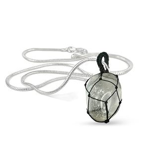Meilleur prix et merveilleuse qualité pierre naturelle fil de Quartz clair enveloppé pendentifs en pierre de culbutage pour bijoux et cadeau en vente - Product Image 1