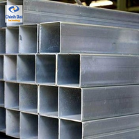 La mejor oferta Tubo de acero de sección hueca cuadrada (SHS/ RHS/ CHS) Tubo de acero al carbono galvanizado para construcción de edificios Tamaño ERW