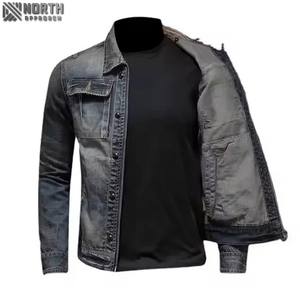 Veste en jean pour hommes, vestes en jean respirantes de haute qualité, designs d'hiver de rue tendance, vente à chaud - Product Image 2