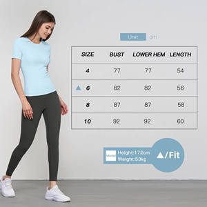 Nouveau T-shirt décontracté pour femmes, à manches courtes, col rond, couleur unie, personnalisable, écologique et respirant - Product Image 6