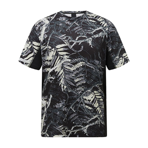 T-shirts à imprimé camouflage jungle, vêtements de rue décontractés pour hommes, en coton doux, imprimé camouflage jungle - Product Image 1