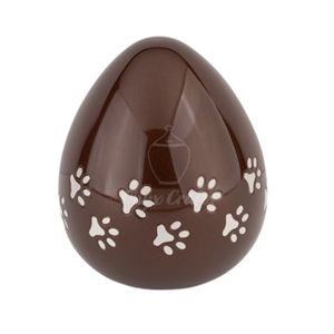 Natural Sand Marble European Eco-Friendly Pet Urn Paw Print Hand Carved Keepsake Jar Cremation Ashes Container Stone <b>Memorial</b> - Product Image 6