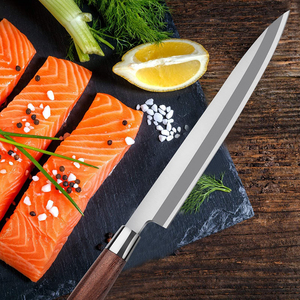 Couteaux de cuisine professionnels en acier Damas de haute qualité, personnalisés en gros, PRESTIGE BLADES, pour sashimi, sushi, poisson, manche en bois - Product Image 2