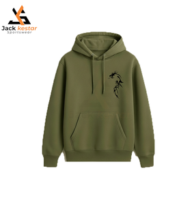 Sudaderas con Capucha para Hombre, 100% Algodón, Felpa, Tinte Liso, Ecológicas, Deportivas de Invierno, Casuales, Precio al por Mayor, Color de Contraste - Product Image 1