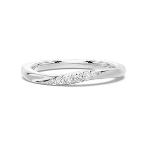 Round Cut Moissanite Diamond Wedding Band 9K Gold <b>Ring</b> Elegant Moissanite <b>Rings</b> - Product Image 4