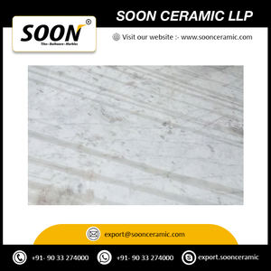 แผ่นหินอ่อนสีขาว Bansaware ที่สง่างามสำหรับปูพื้นและท็อปโต๊ะ - Product Image 2