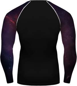 เสื้อรัดกล้าม MMA แบบปรับแต่งได้สำหรับผู้ชาย ผ้าวอร์สต์ แห้งเร็ว แขนสั้น สีต่างๆ โลโก้ ชื่อทีม ระบายอากาศ ป้องกันรังสียูวี เสื้อกีฬา - Product Image 5