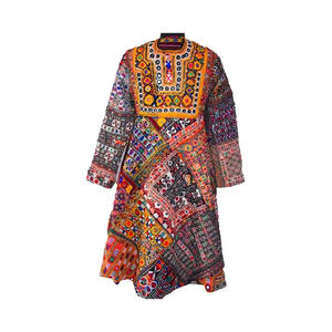 Mejor bordado a mano Afghani Banjara vestido Vintage bohemio de proveedor indio - Product Image 4