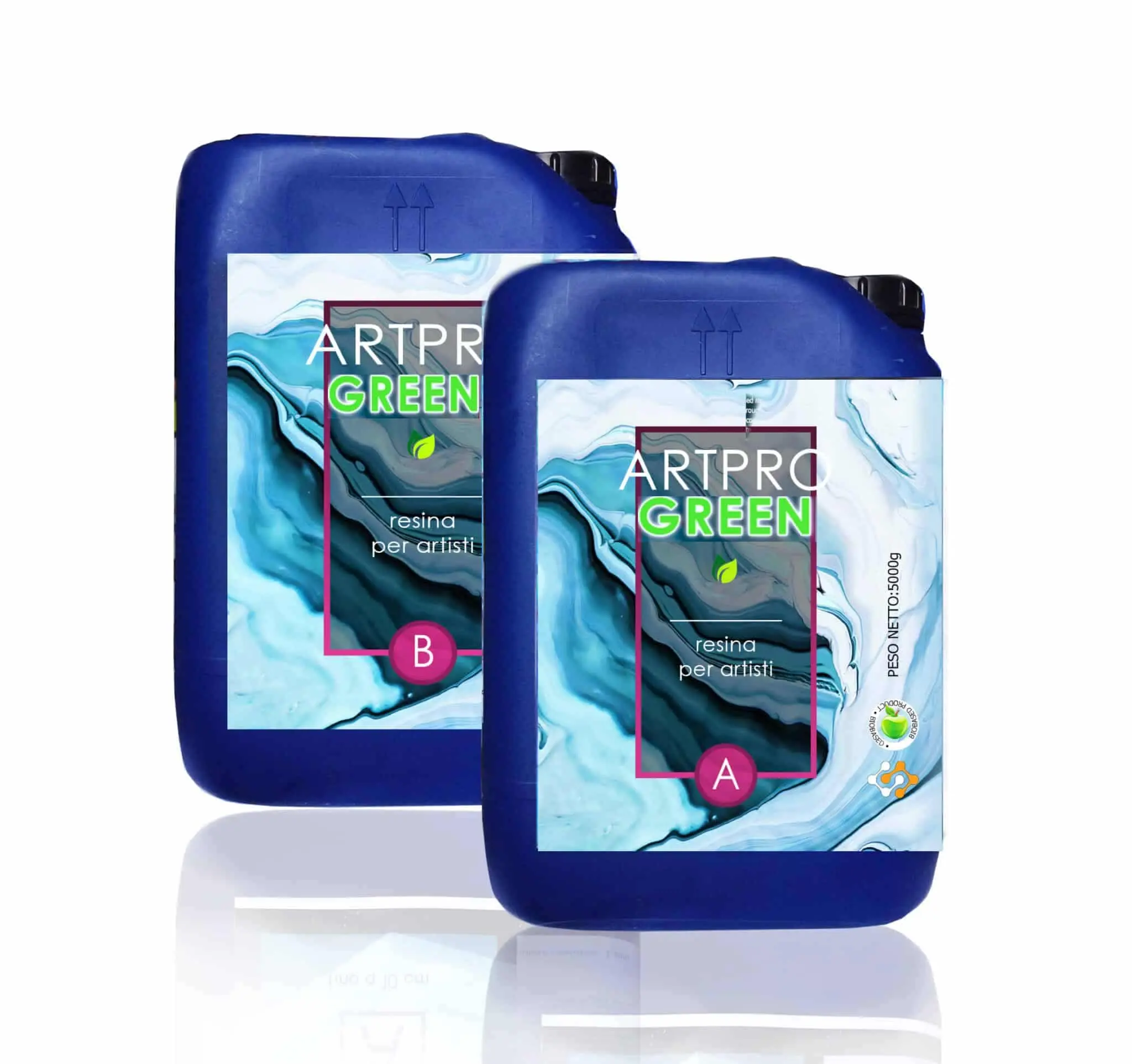 Custo-benefício Bulk Buys Flex Non-Toxic Epoxy Resin Transparente ART Pro Verde para Artesanato e revestimentos 8,3 kg