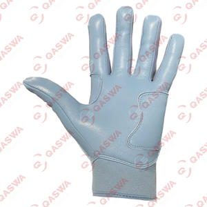 Guantes de bateo para jóvenes y adultos de cuero de vaca con puño corto para juegos profesionales de béisbol y softbol - Product Image 6