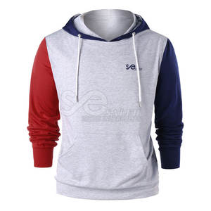 Material transpirable Color sólido Invierno Impresión digital Logotipo personalizado Regular Fit Hombres Sudadera con capucha Mejor precio - Product Image 1