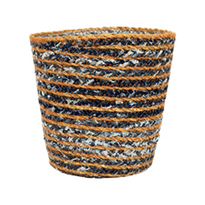 Classic Cotton <b>Jute</b> Rope Seagrass Plant <b>Basket</b> Eco-Friendly Indoor/Outdoor Garden Planter Flower Pot Woven Storage Organizer - Product Image 3