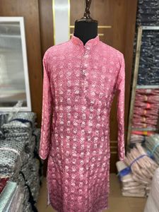Elegant <b>Groom</b> Kurta <b>for</b> <b>Men</b> Traditional Wedding Ceremony Outfit Ethnic Partywear Clothing Handcrafted Kurta <b>Set</b> <b>for</b> <b>Men</b> - Product Image 3