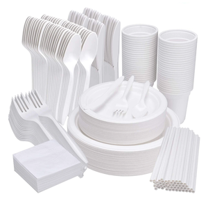 Offre Spéciale prix de cuillère à assiette jetable blanche en plastique, pour les fournitures d'événement et de fête à vendre - Product Image 4