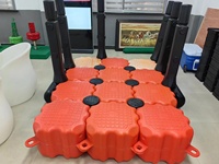 Bloques de Pontón Flotantes Modulares de HDPE al por Mayor, Plataforma Flotante y Muelle para Motos Acuáticas