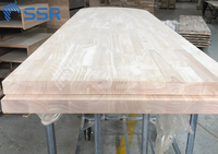 SSR VINA-Comptoir de bloc de boucher en bois d'hévéa (Hévéa)-Panneau en bois d'hévéa pour comptoirs de bloc de boucher/dessus de table/plan de travail