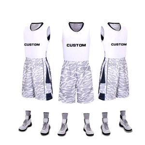 Vêtements de sport de basket-ball de qualité supérieure pour hommes BSCI Polyester respirant nouveau style vêtements d'extérieur grande taille bonne vente basket-ball - Product Image 3