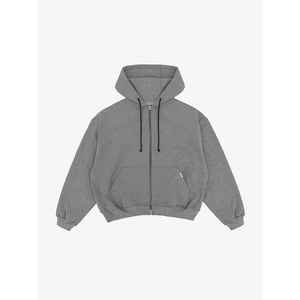 Sweat à capuche personnalisé avec fermeture éclair intégrale, tissu en polaire doux qui vous garde au chaud et confortable - Product Image 3