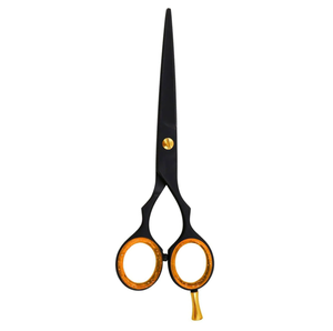 ชุดเดรสกรรไกรตัดผมสีดำใบมีดหยักสแตนเลสคมพร้อมดีไซน์กันลื่นสำหรับการจัดทรงผม - Product Image 5