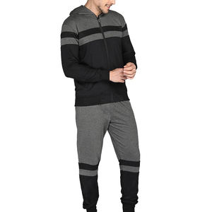 Venta al por mayor de calidad superior ligero hombres chándales para correr ropa hombres Zip Up chándales conjunto - Product Image 4