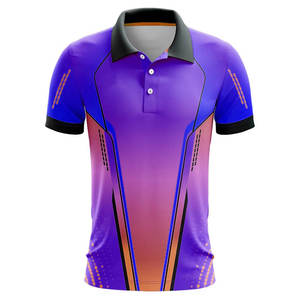 Camiseta deportiva de manga corta a precio barato al por mayor con impresión a todo color de diseño personalizado por sublimación - Product Image 6