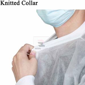 Bata de laboratorio médica no tejida al por mayor uniformes médicos bata unisex - Product Image 5